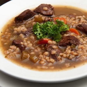 Beef, Barley and Root Vegetable Soup