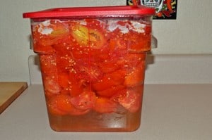 Fermenting Tomatoes