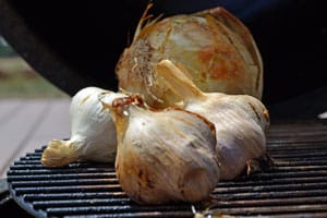 Roasted Garlic and Onion for Antipasto