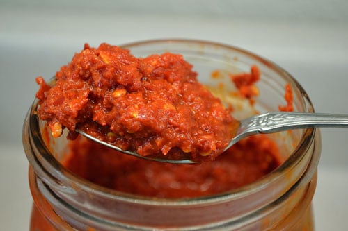 Homemade Fermented Chile Paste