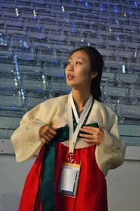 Korean Delegate at Opening Ceremony