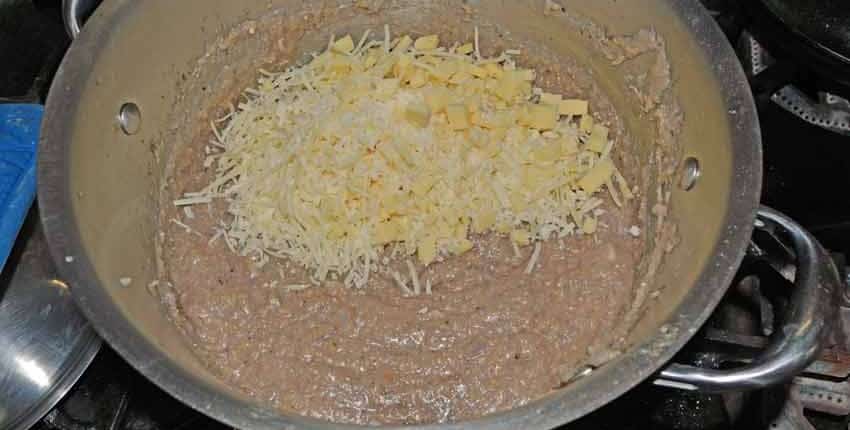 Adding Cheese to the Polenta