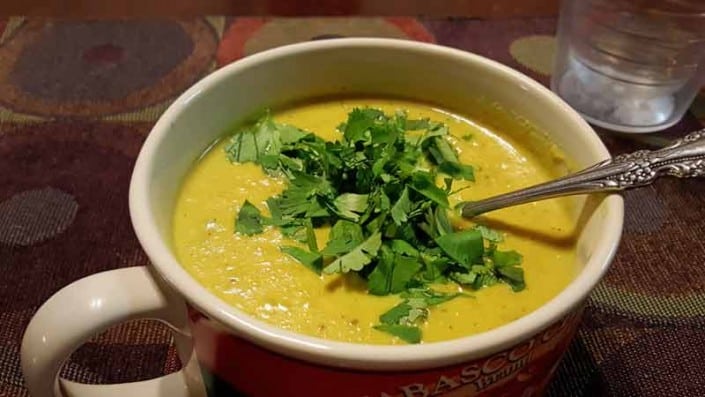 Spiced Cauliflower Soup