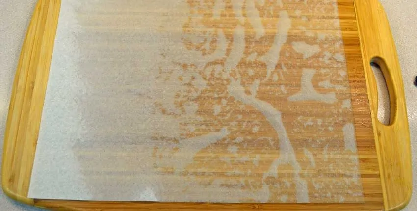 A close up of the wood grain on a table