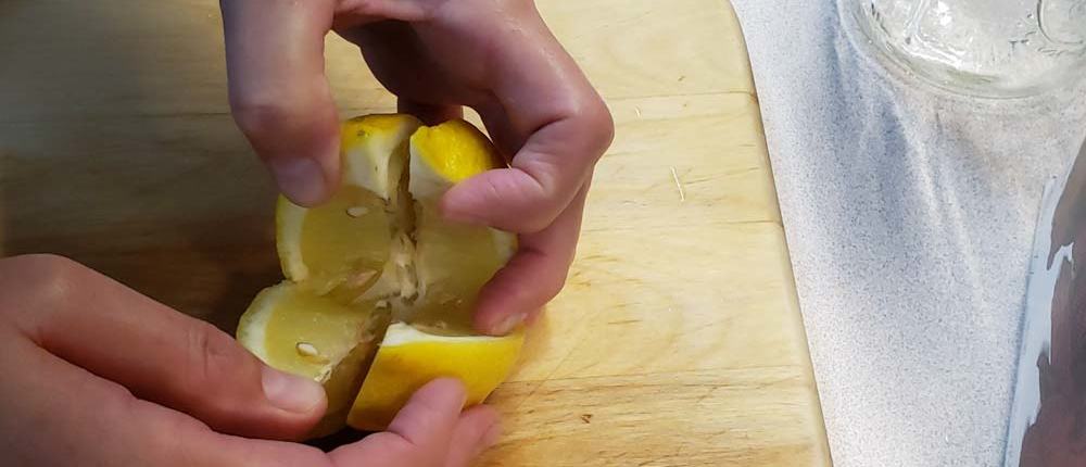 Opening Lemons for Salting