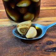 Korean pickled garlic (Maneul Jangajji)